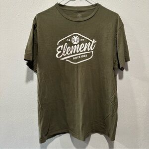 Element Men's Olive Graphic Tee